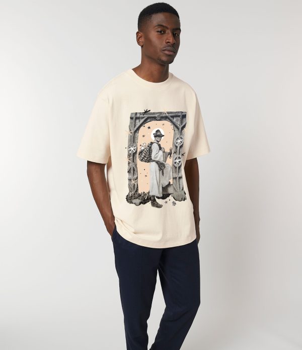 Monday Unisex Sand T-shirt - Image 4