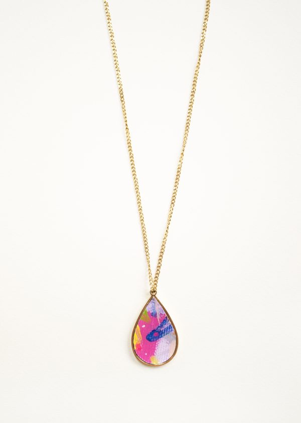 Auréa Drop Necklace- Gold