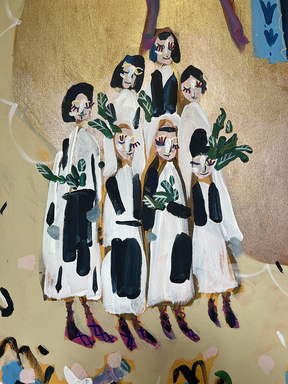 Ispas Large Abstract Painting 100x160cm - Image 2