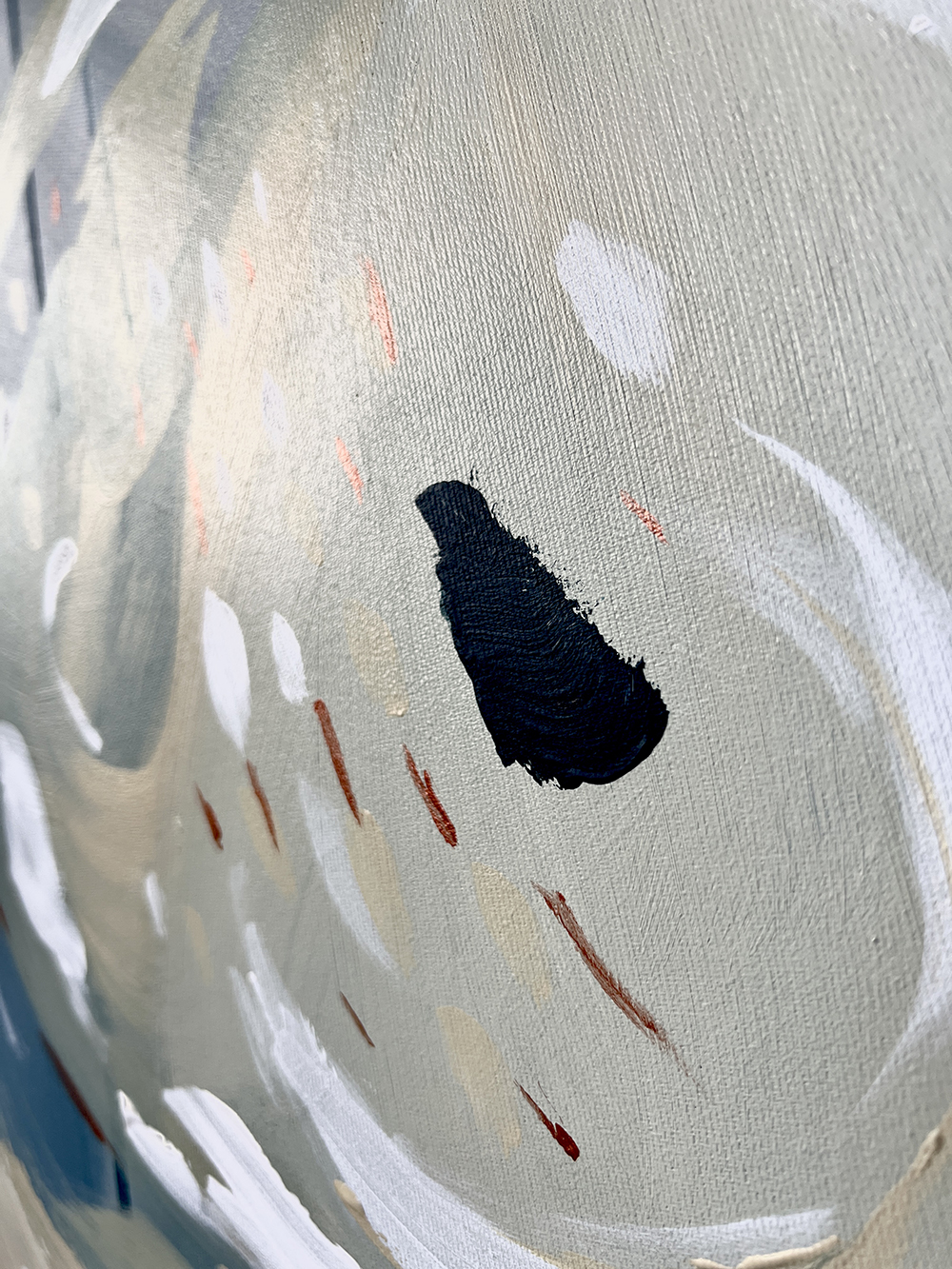 Sânmedru Large Abstract Painting 100x160cm - Image 2