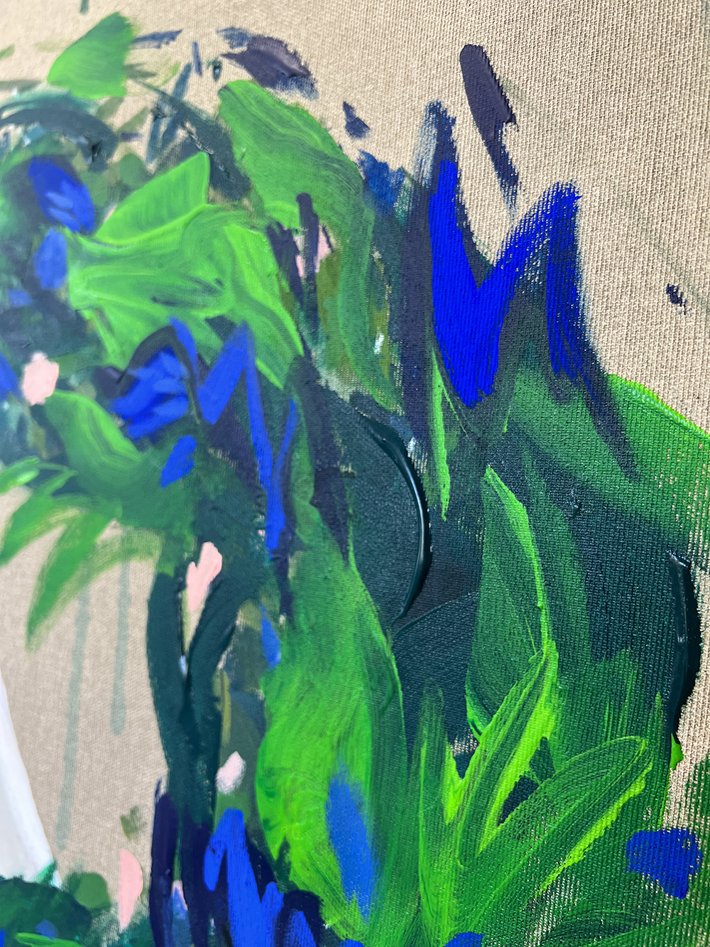 Sângeorz Large Abstract Painting 100x160cm - Image 2