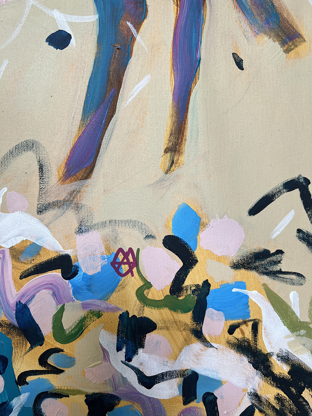 Ispas Large Abstract Painting 100x160cm - Image 3