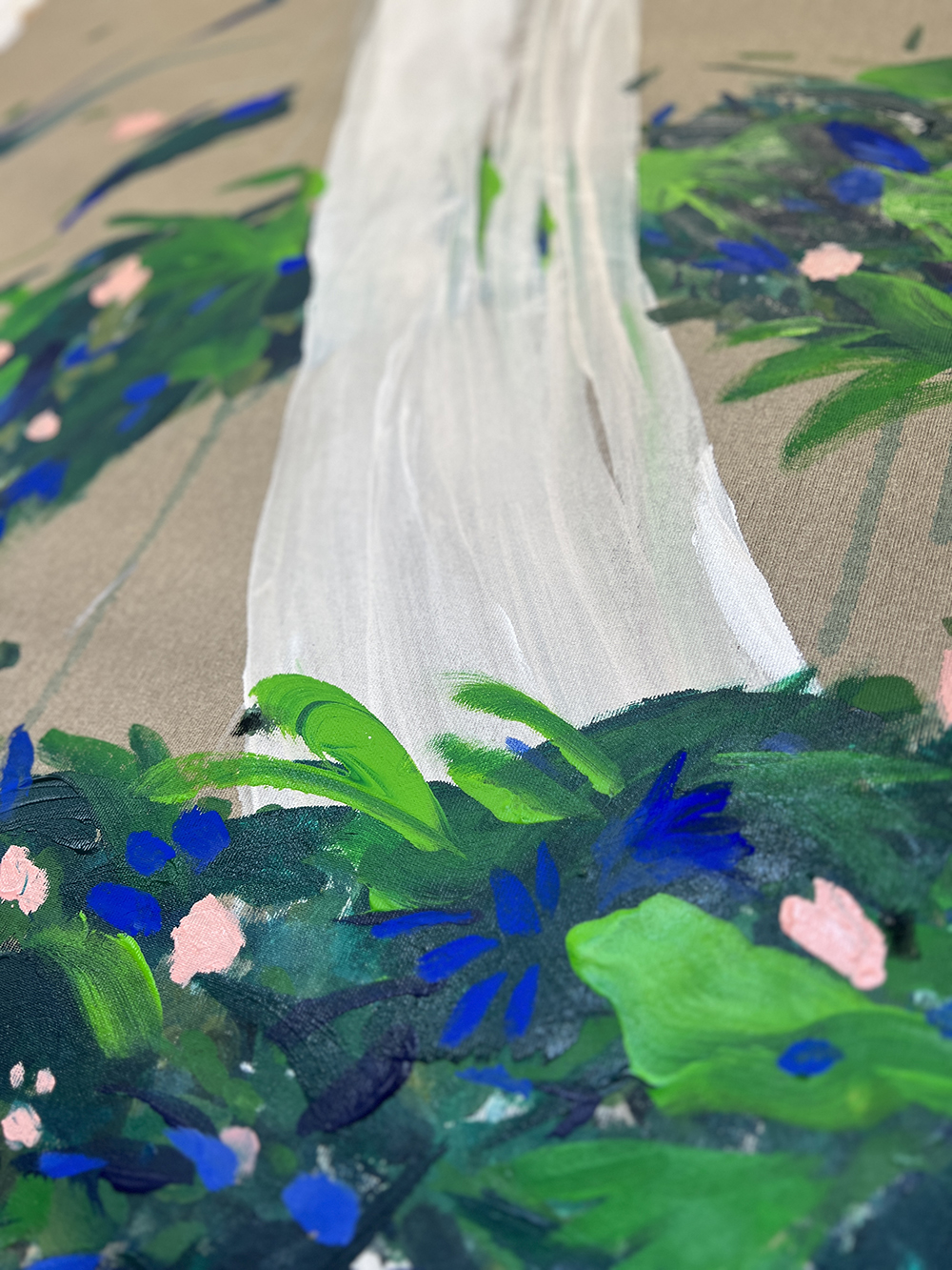 Sângeorz Large Abstract Painting 100x160cm - Image 5