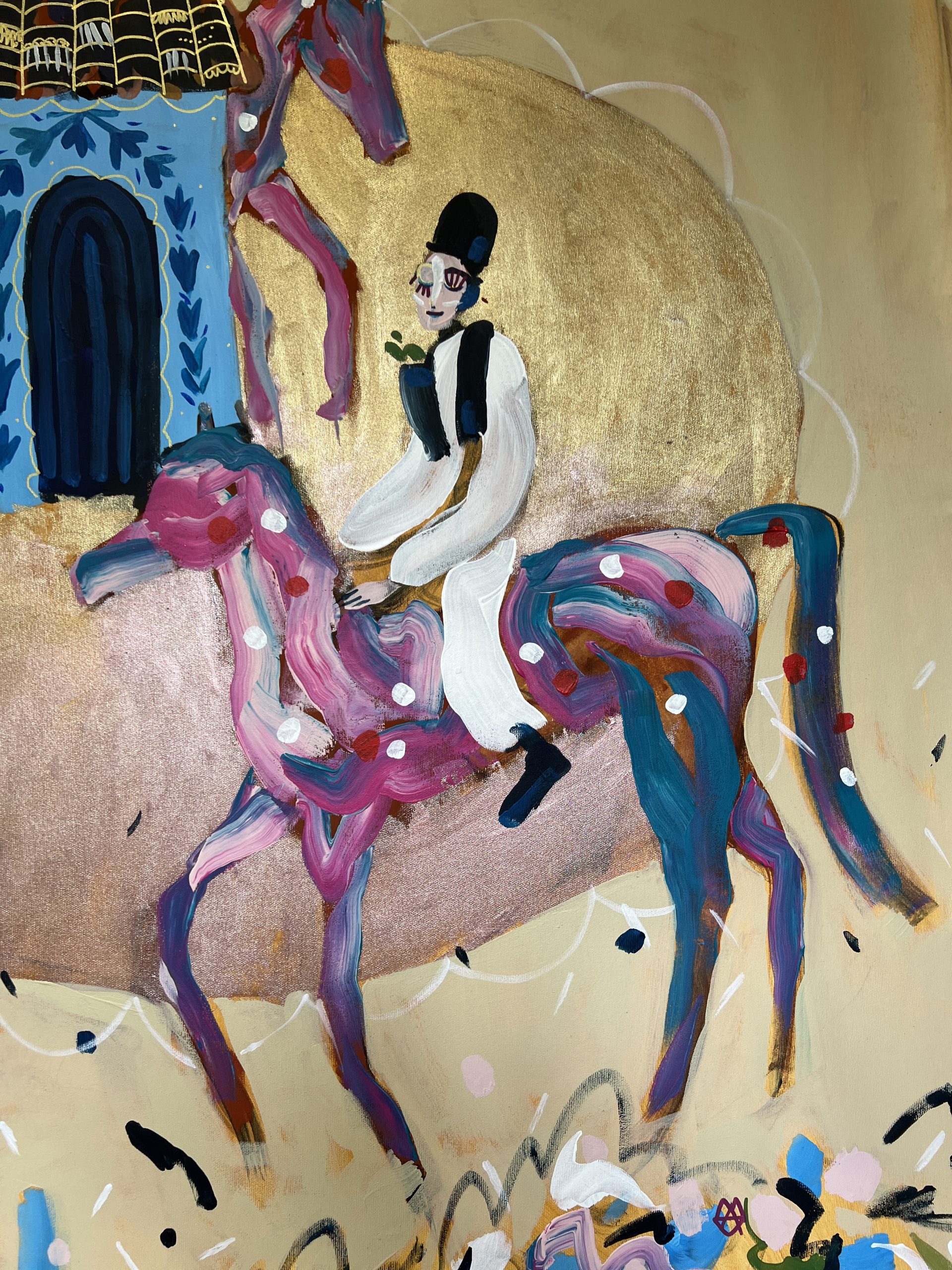 Ispas Large Abstract Painting 100x160cm - Image 6