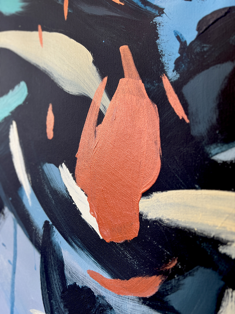 Sânmedru Large Abstract Painting 100x160cm - Image 6