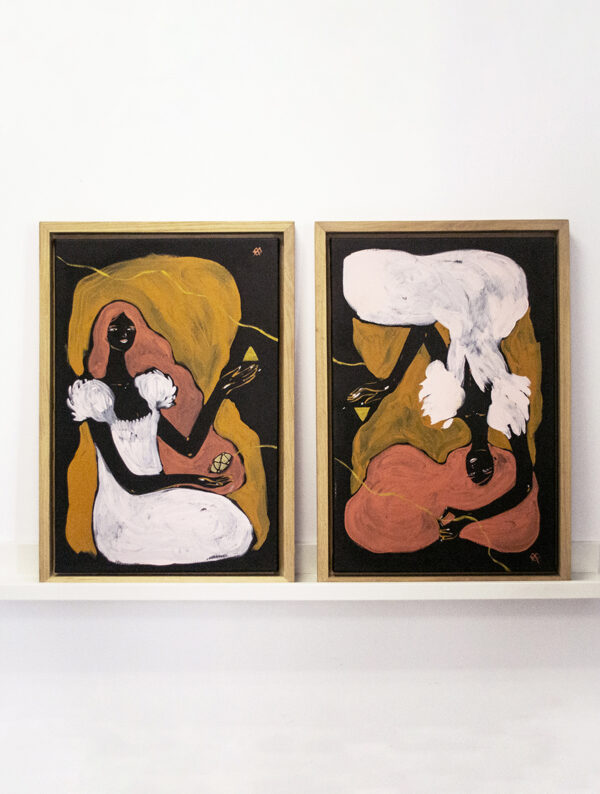 Upside Up Diptych 40x60cm