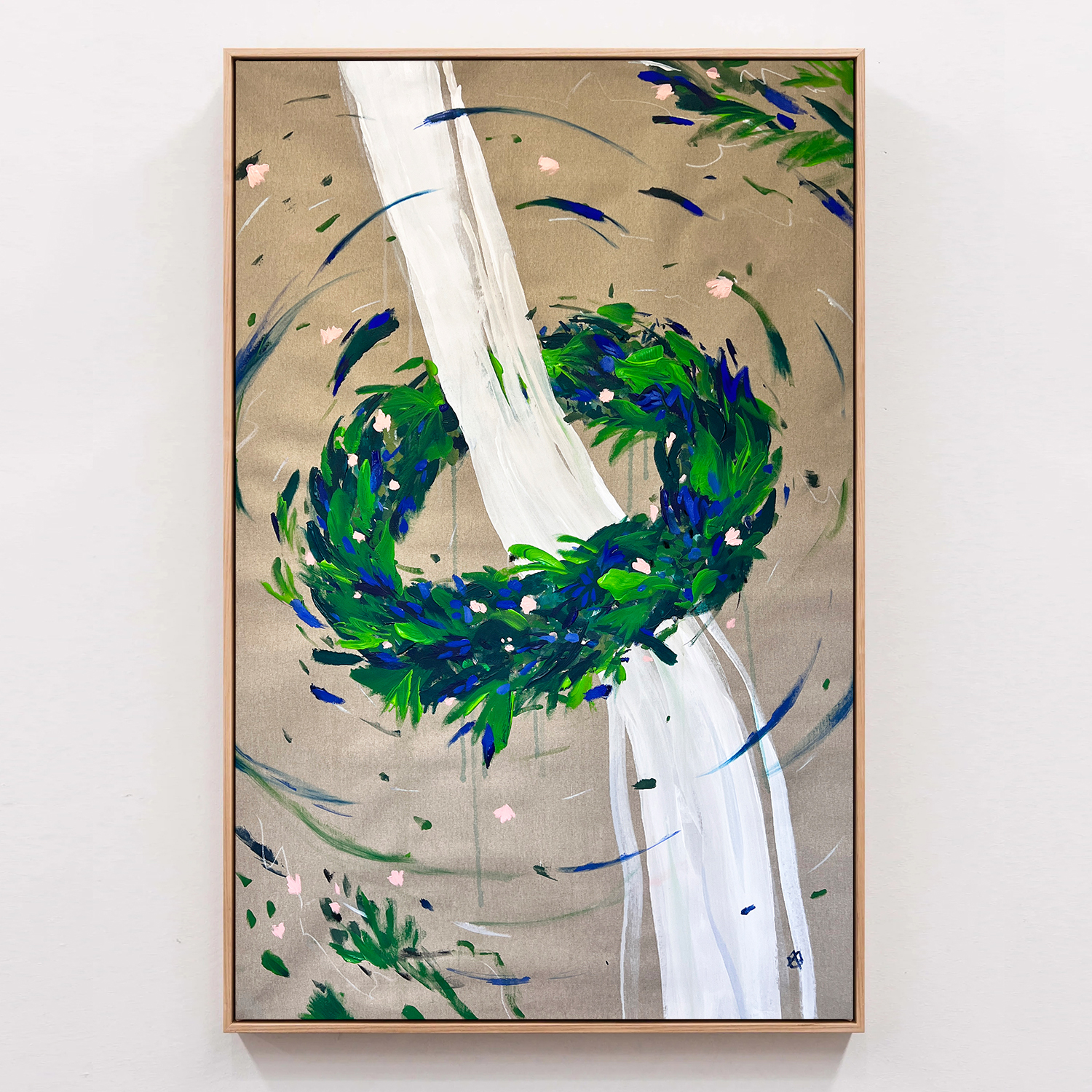 Sângeorz Large Abstract Painting 100x160cm