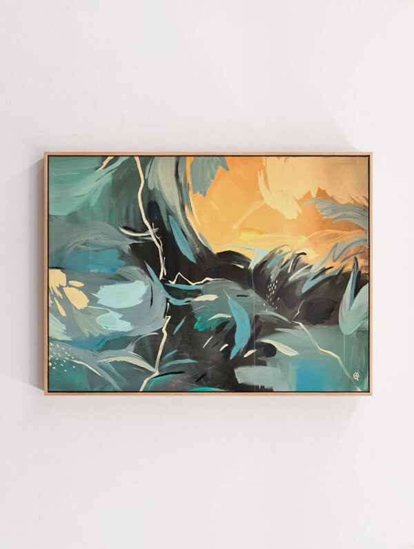 Wave Abstract Painting 80x118cm