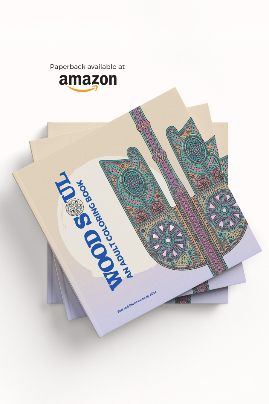Wood Soul- Romanian Carved Wood Mandala Adult Coloring Book PDF