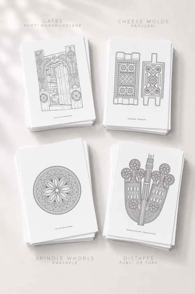 Wood Soul- Romanian Carved Wood Mandala Adult Coloring Book PDF