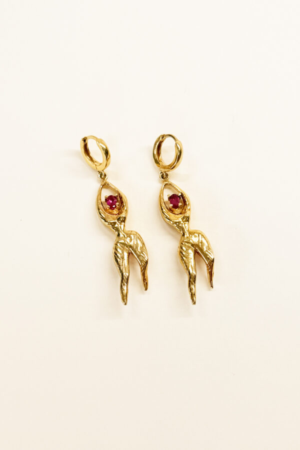 Vesta Gold-Plated Earrings