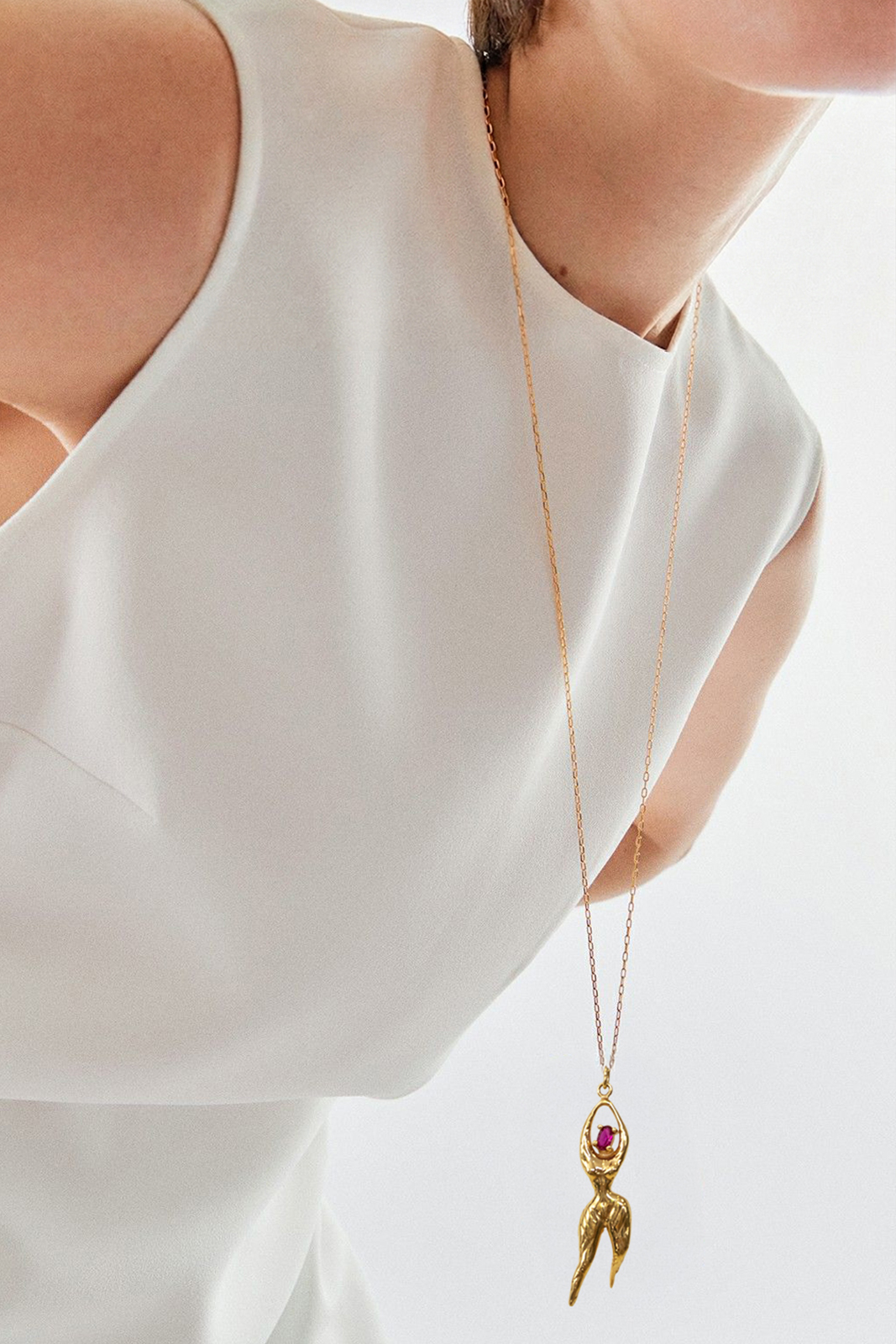 Vesta Gold-Plated Pendant - Image 3