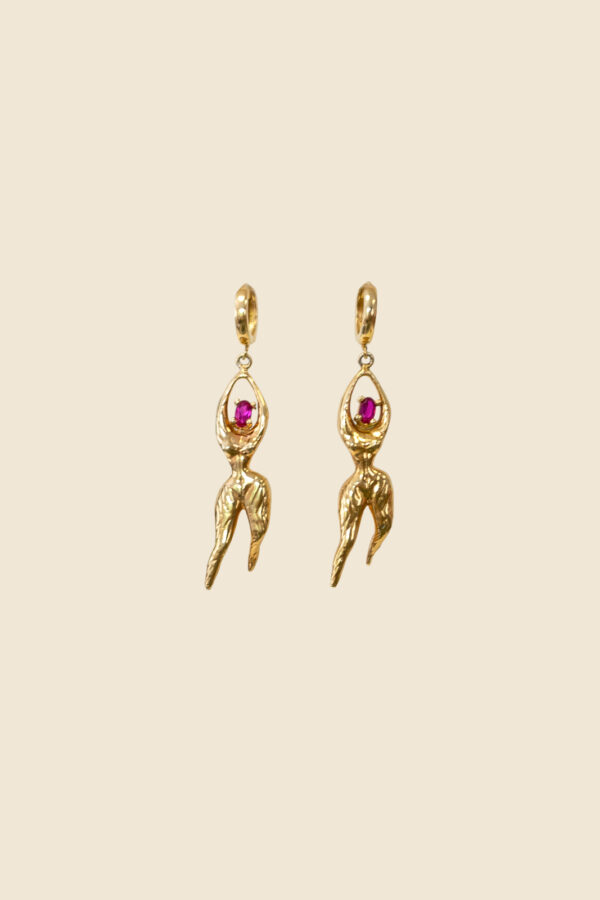 Vesta Gold-Plated Earrings