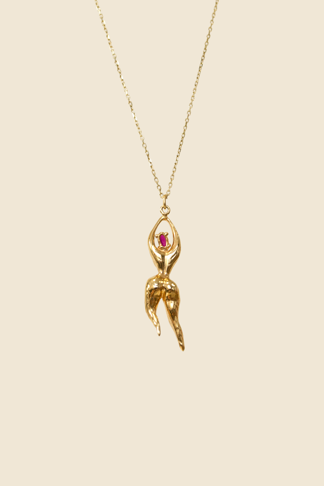 Vesta Gold-Plated Pendant - imagine 2